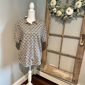 Marine Layer Geometric Pattern Men's Shirt